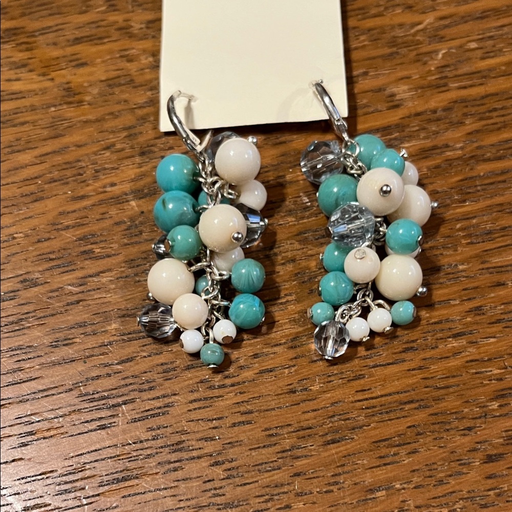 Elegant Beaded Cluster Earrings